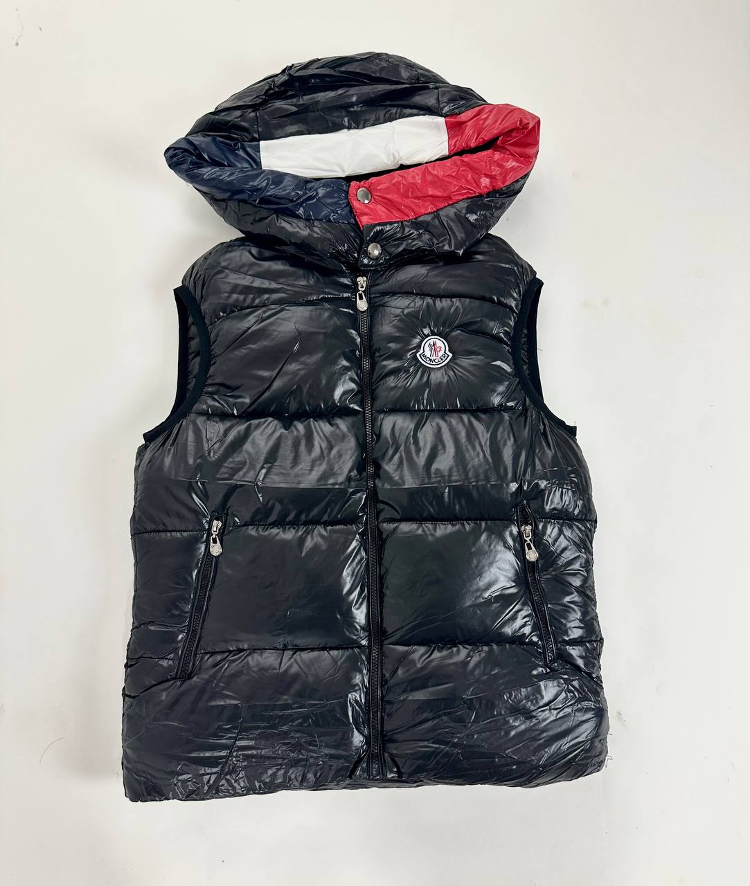 Chaleco rojo/begro MONCLER CONTRAREEMBOLSO