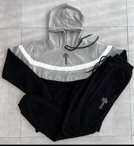 CONJUNTO TRAPSTAR GRIS / NEGRO CONTRAREEMBOLSO